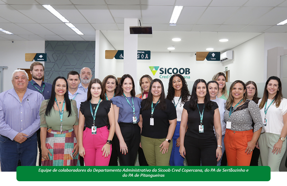 Sicoob Cred Copercana celebrando 34 anos de história e cooperativismo