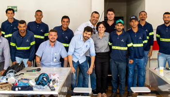 Copercana realiza treinamento teórico e prático sobre expurgo de grãos