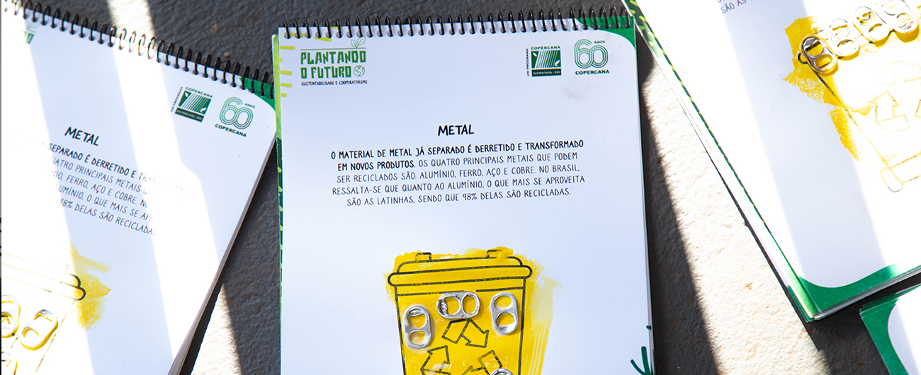 Projeto Plantando o Futuro incentiva ações sustentáveis com o uso do metal