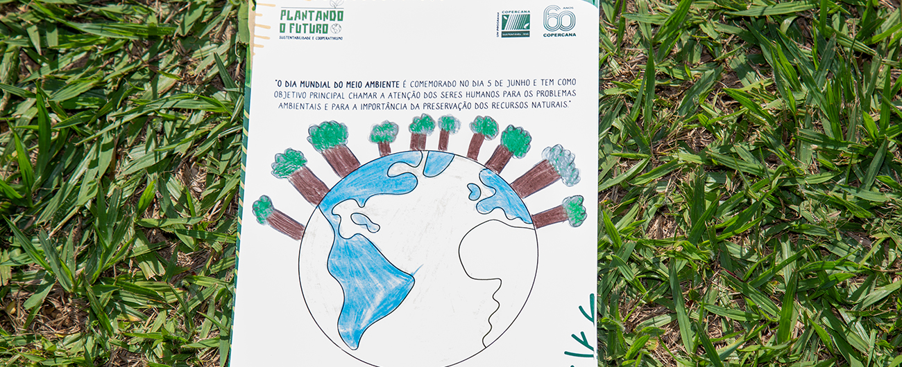 Alunos do Projeto Plantando o Futuro realizam atividades em comemoração ao dia mundial do meio ambiente