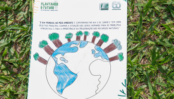 Alunos do Projeto Plantando o Futuro realizam atividades em comemoração ao dia mundial do meio ambiente