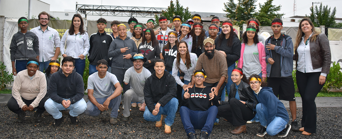 Alunos do Programa Jovem Agricultor do Futuro conhecem o gerenciamento de resíduos da Copercana Sustentável | ESG