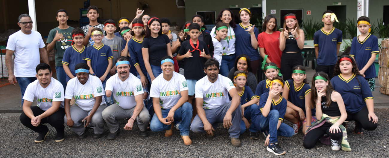 Programa de Educação Ambiental recebe a quarta turma de alunos da escola CAIC de Sertãozinho