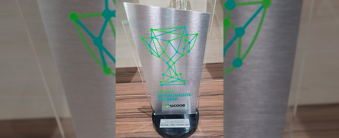 Sicoob Cred Copercana recebe prêmio por gestão eficiente