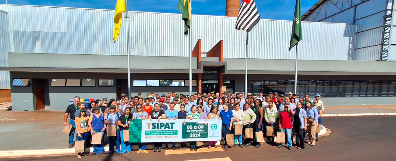 1ª SIPAT Unigrãos 3 - trabalho seguro, equipe protegida 