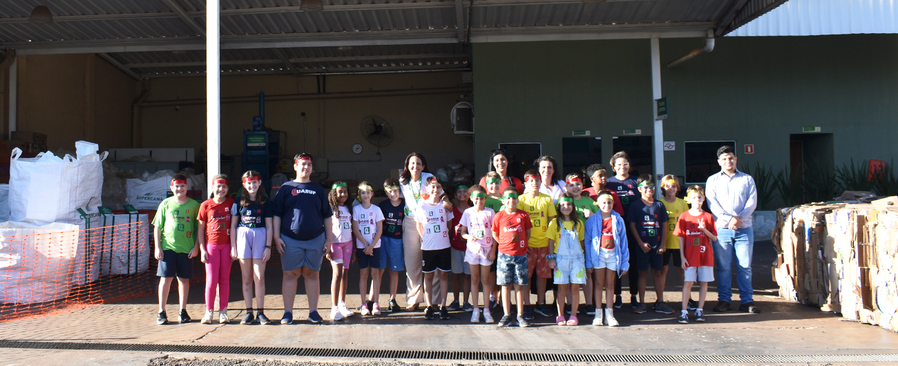 Programa de Educação Ambiental da Copercana recebe alunos da escola Quarup de Sertãozinho