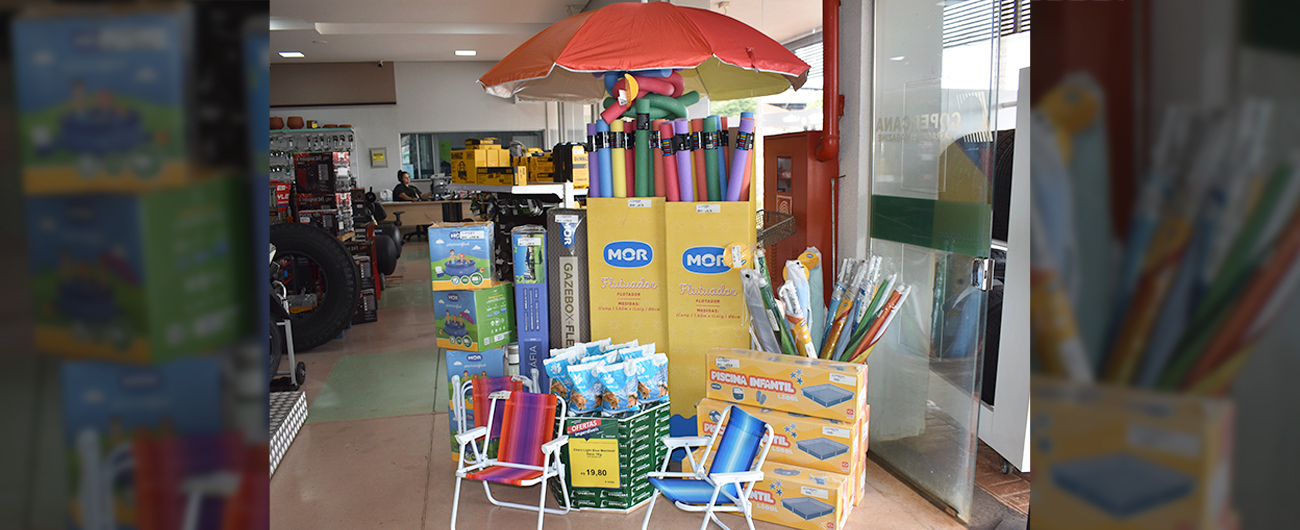 Lojas Copercana oferecem produtos para curtir o verão com qualidade e proteção