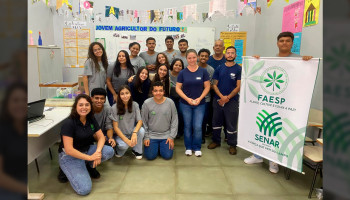 Jovens do Programa Jovem Agricultor do Futuro participam de palestra sobre saúde pública e zoonoses