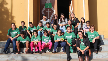 Alunos do Plantando o Futuro de Pontal visitam a Unidade de Grãos 3