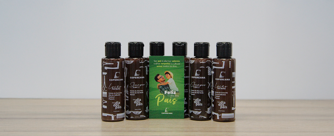 Copercana presenteia colaboradores no Dia dos Pais com kit especial
