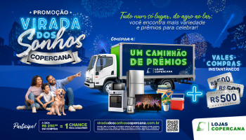 Lojas Copercana lança promoção com um “caminhão” de Prêmios