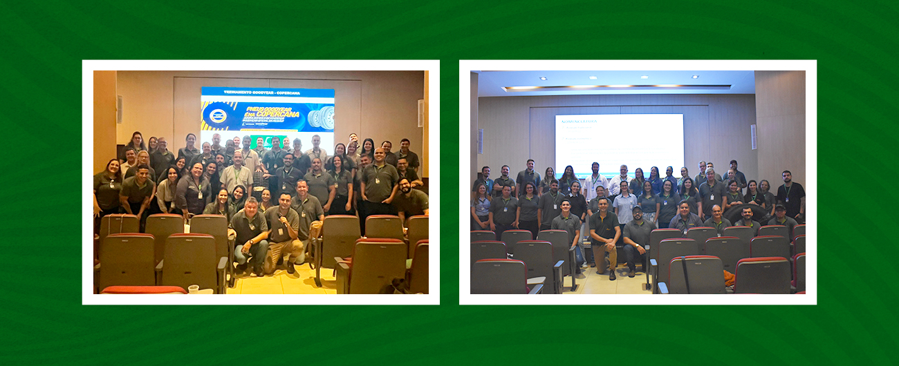 Capacitação técnica reforça excelência da Copercana no atendimento e nas vendas de pneus Goodyear