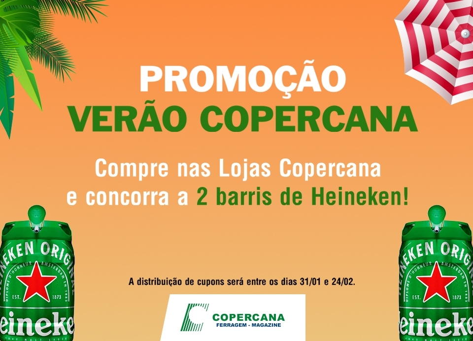 Que tal um barril de Heineken nesse verão?