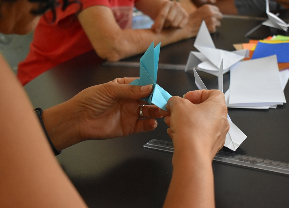 A arte do Origami nas dobraduras de papel