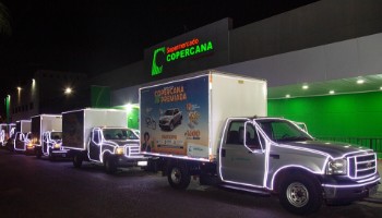 Carreata Copercana Premiada marca presença na chegada do Papai Noel em Serrana